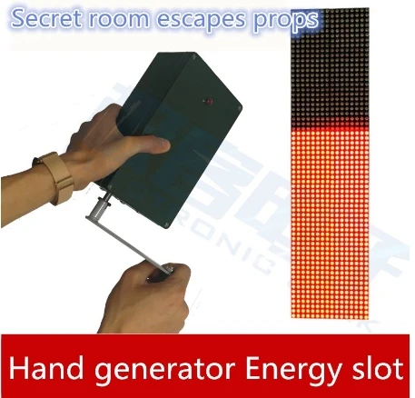 

real life games escape room props Energy slot Hand generator unlock organ props takagism game escape room game