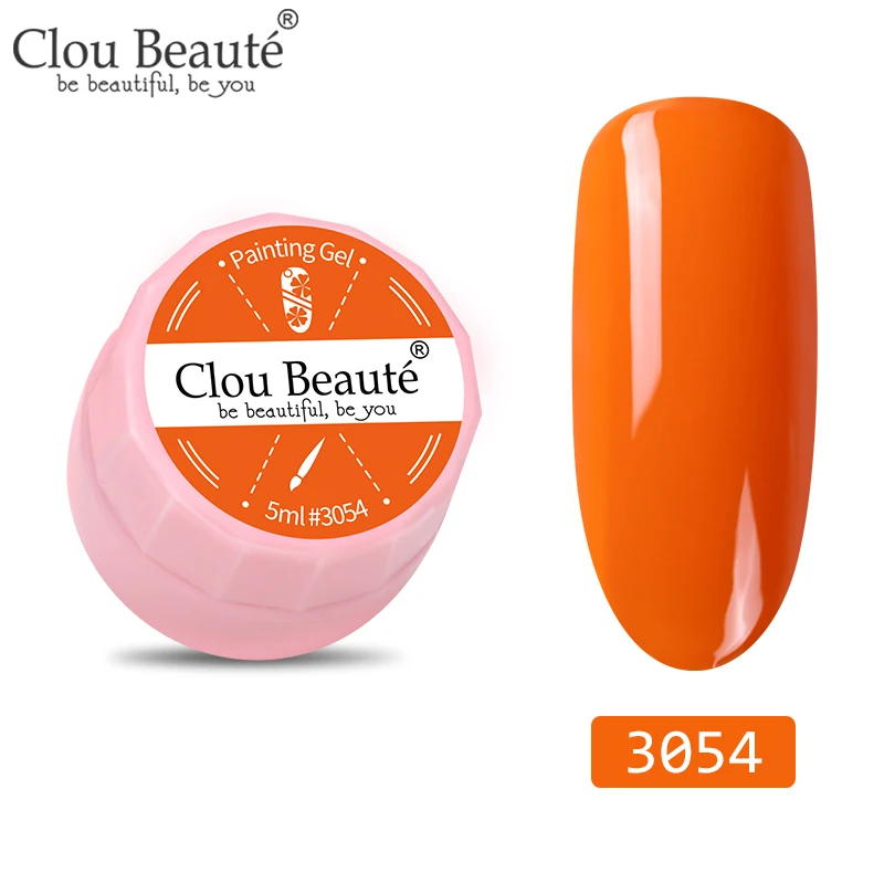 3054 Clou Beaute 72 цвета гель-краска УФ/светодиодный гель для ногтей замачиваемый дизайн ногтей светодиодный лак для ногтей УФ-гель для ногтей DIY Краска паук гель лак - Цвет: 3054