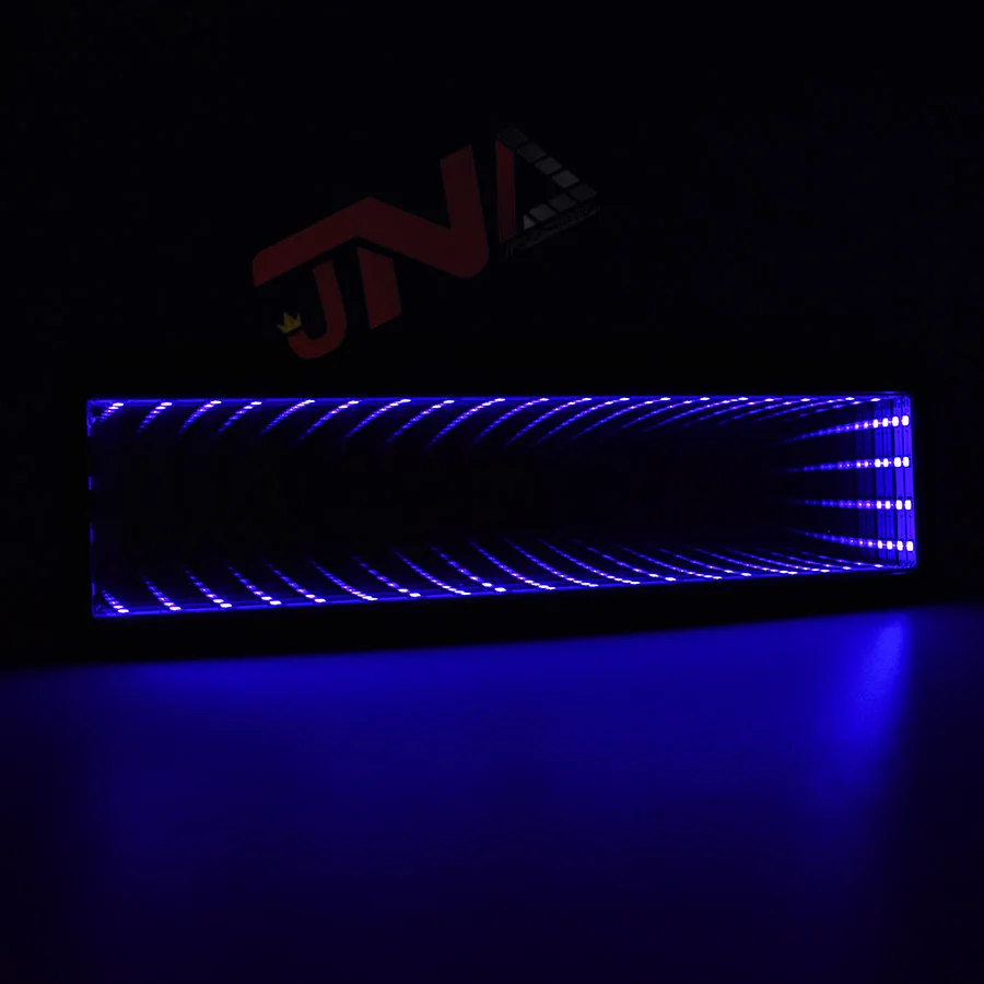 JDM 270 мм широкая версия клип-на зеркало с 3d-led-подсветкой автомобильные зеркала