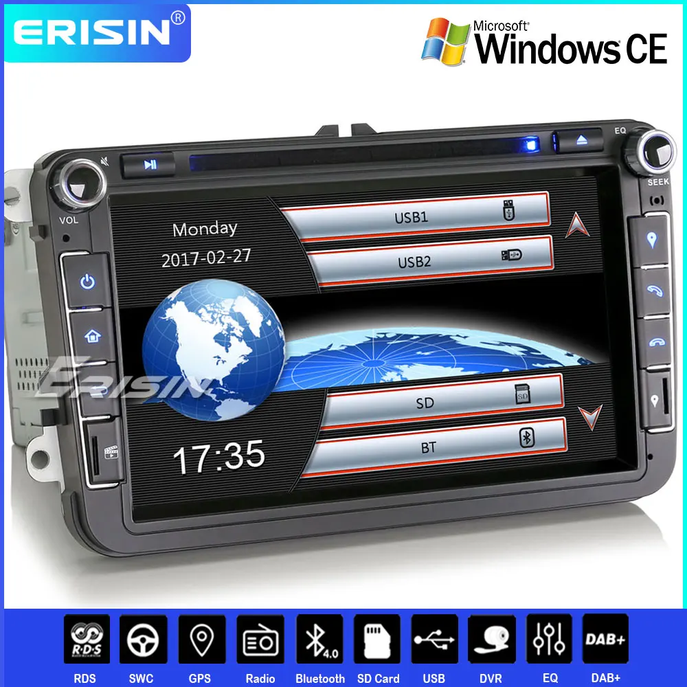 Автомагнитола с GPS DAB + OPS Navi USB DVR DTV DVD для VW Passat CC Golf 5/6 Polo Tiguan Touran Caddy T5 EOS Seat