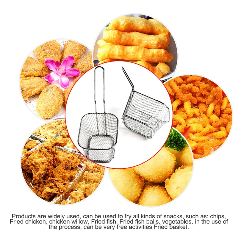 1 шт. мини-корзина для жарки ситечко фритюрницы сетчатая корзина кухни инструмент