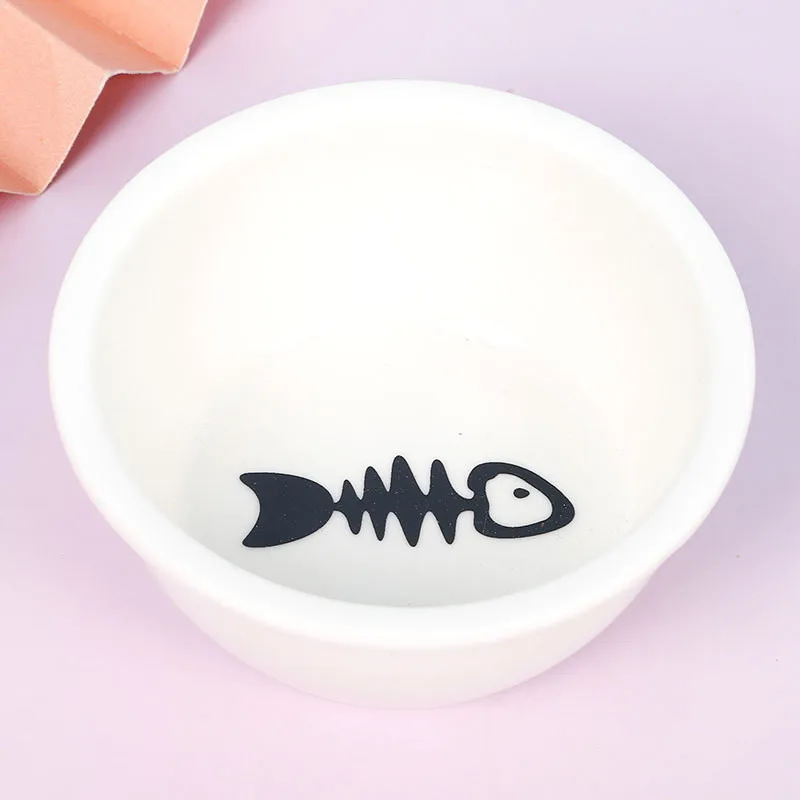 

Fashion Cat Dog Feeders Bowls Bamboo Tableware Ceramic Pet Food Water Bowl High Grade Antiskid Pet Supplies Dog Cat Bowl