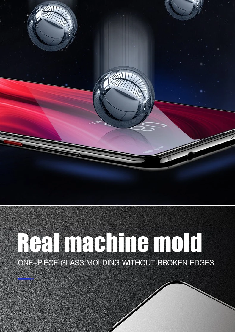 Tempered Glass For Xiaomi Mi 8 9 Pro SE A1 A2 Lite A3 Mi8 9t Protective Glass on For Xiaomi Mix 3 Film Screen Protector Full