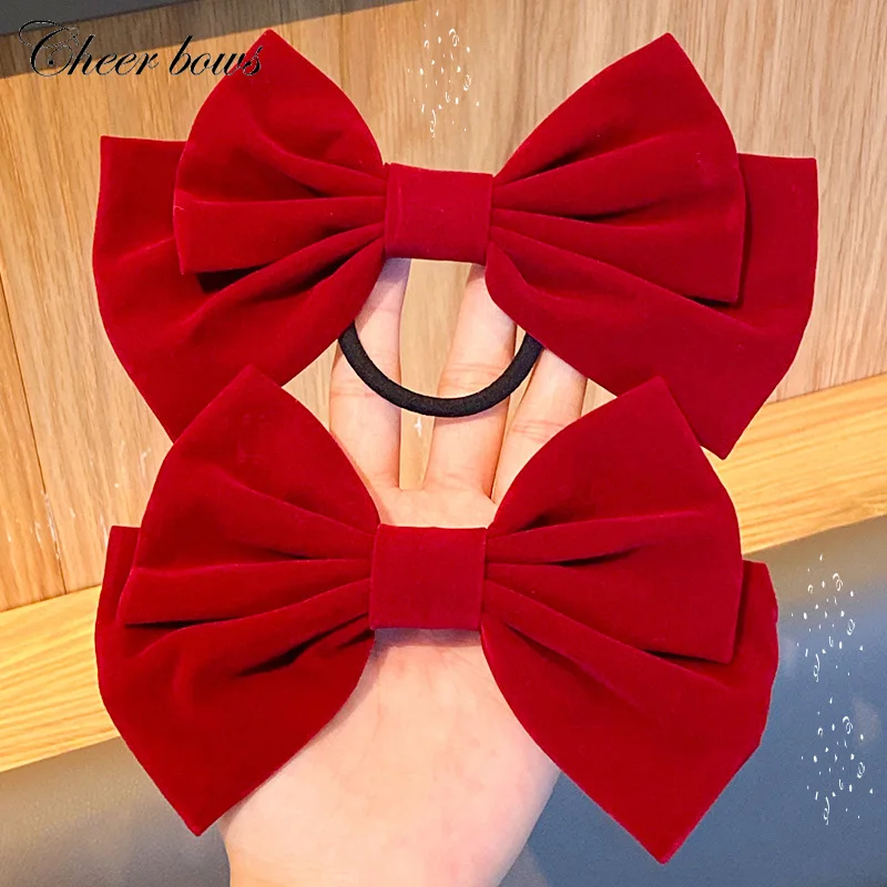 

Ins/большие банты, модные аксессуары для волос для женщин и девочек, милый цветок, сетка, двойной слой, заколки для волос, ткань, Цветочные зако...