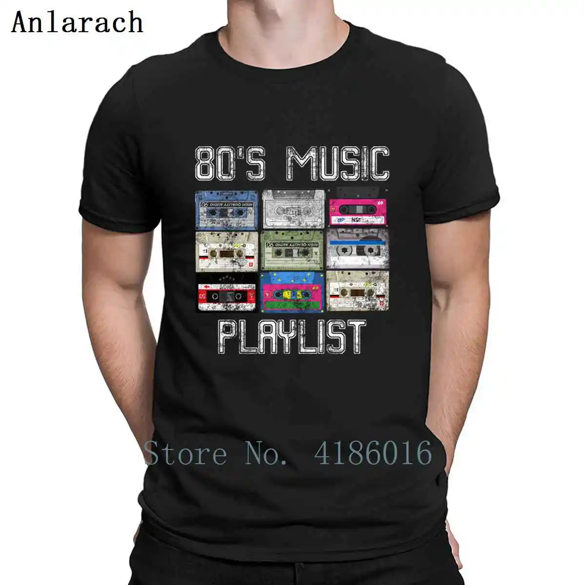 Кассета 80s воспроизведения музыки гранж футболка размера плюс 5xl забавные