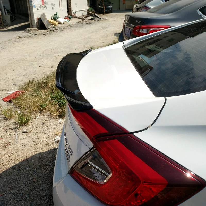 Новый дизайн высококачественный спойлер из АБС-пластика для honda civic 2015 2016 2017