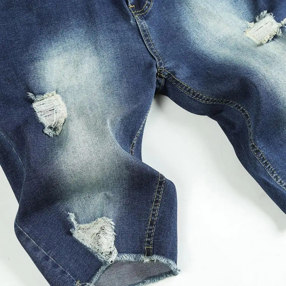 

shorts men Broken Cool Knee-length Destroyed Men Jean Shorts elements broken slide fastener knee-length shorts pretty trendy