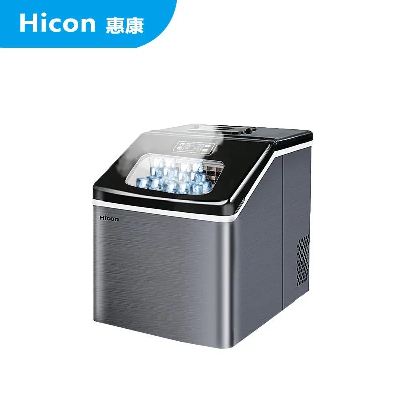 hicon 25kgh ice machine electric generator cooler mini ice cube maker chopper kitchen appliance for bars restaurants hotels free global shipping