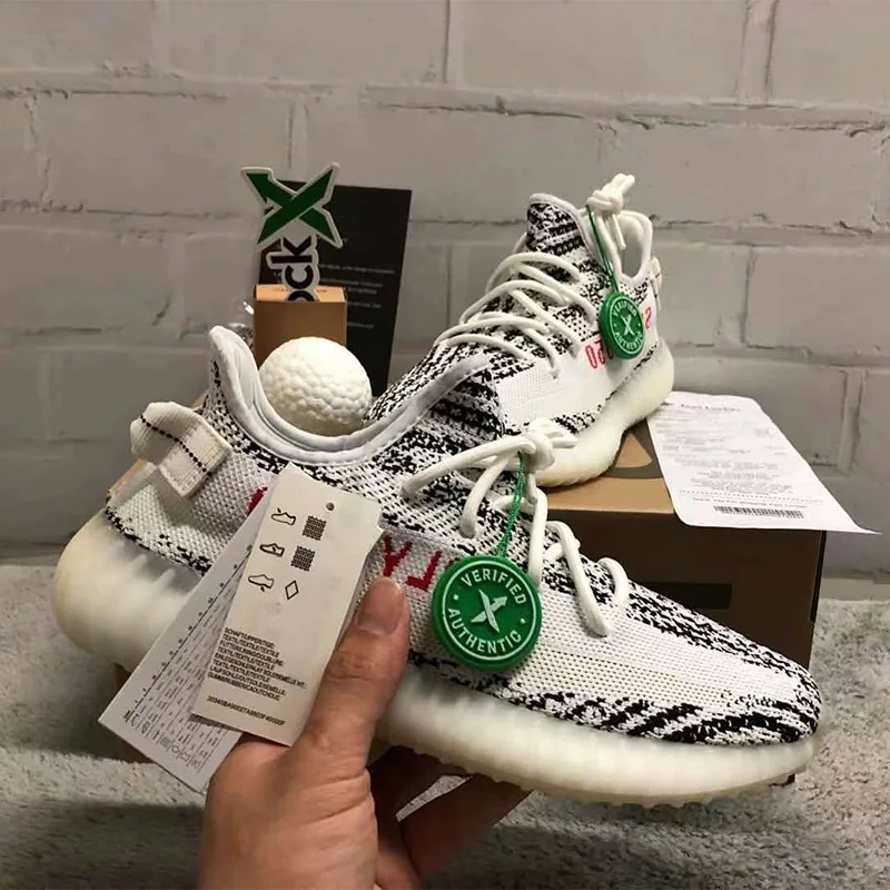 

Sneakers Zapatillas Hombre Running Shoes Black White Zebra Chaussure Homme Top Yeezzzy 350 V2 Zapatos Sport