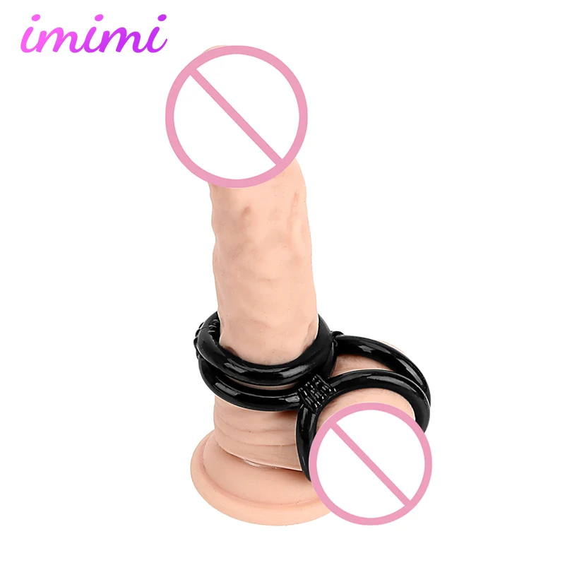 Кольцо для мужского пениса Strong 4 кольцо секс игрушки Увеличенное время эякуляции