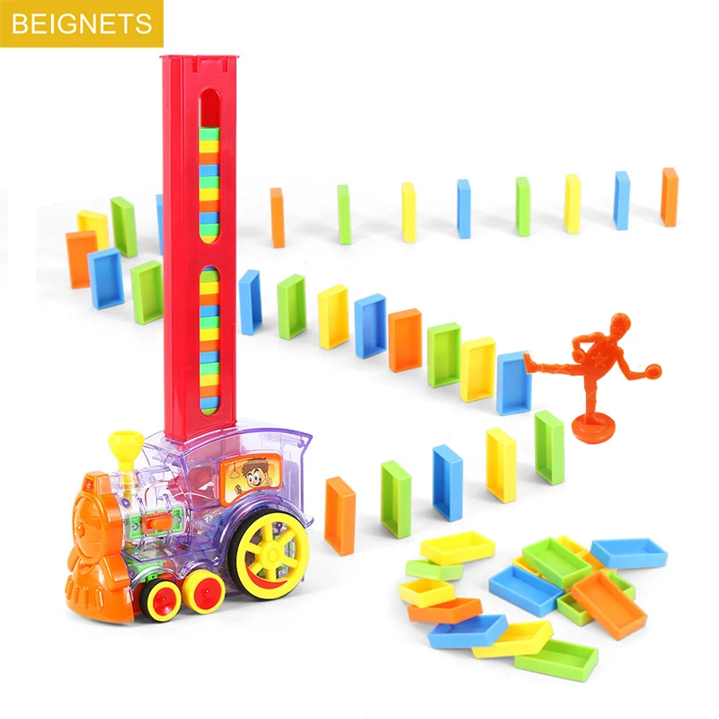 

Набор детских игрушечных машинок «домино», автоматическая кладка домино, кирпичные блоки, развивающая игрушка «сделай сам» для детей