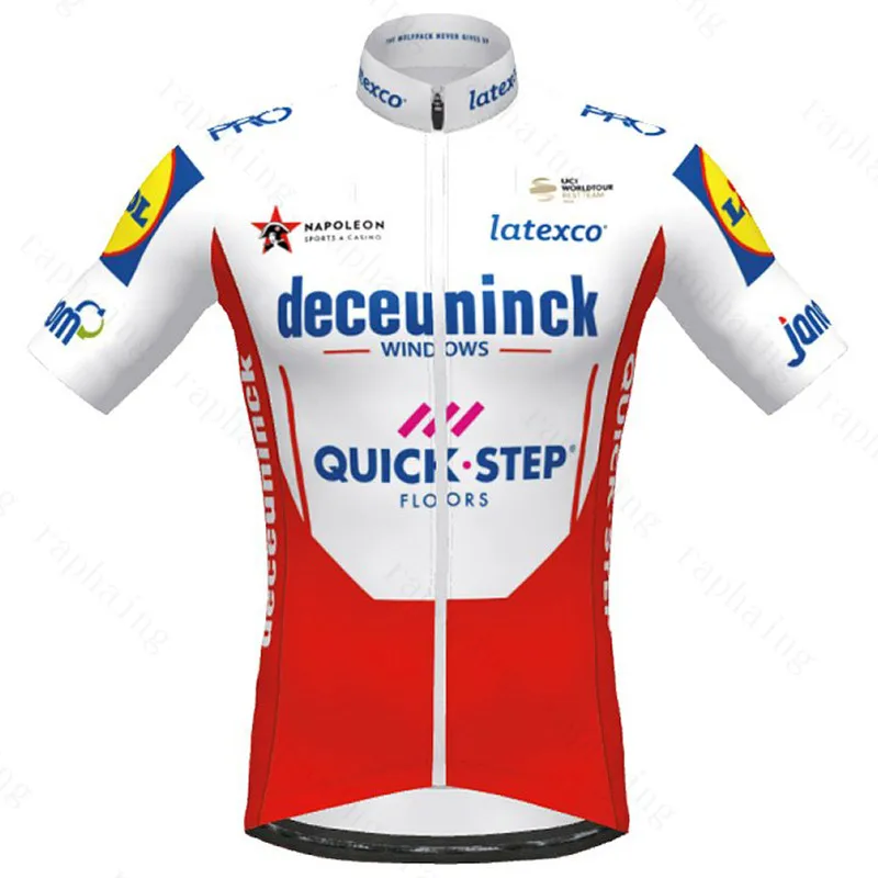 Набор для велоспорта DECEUNINCK QUICK STEP TDF с узором в горошек модель 2020 года Pro Team одежда