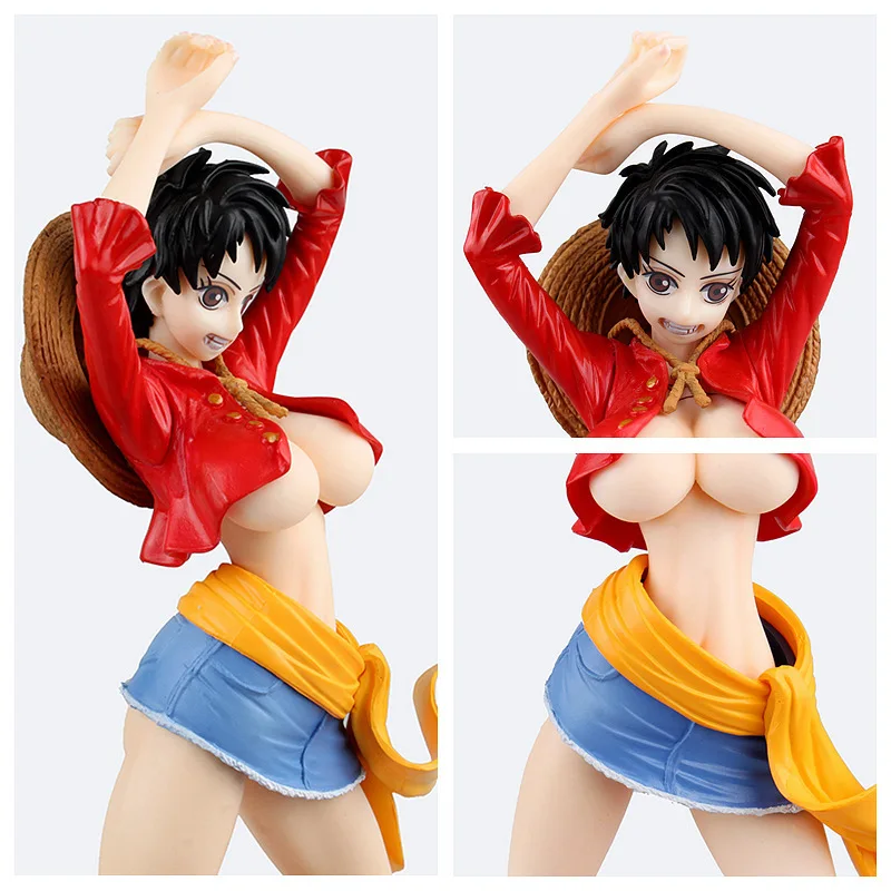 

Anime One Piece figures Monkey D. Luffy Female version PVC action figure collection model toy