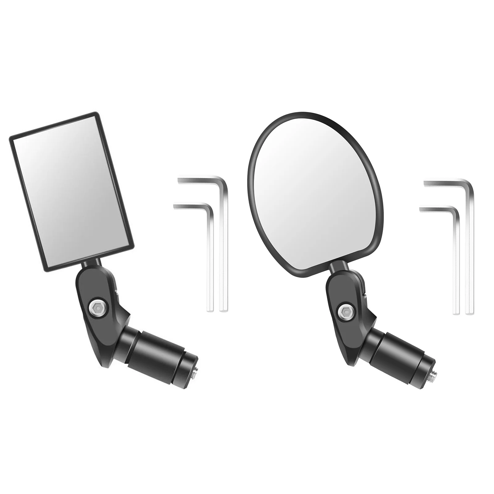 

Регулируемое Велосипедное Зеркало заднего вида, инструмент для безопасности горных и дорожных велосипедов, 2 формы, на руль, для велоспорта,...