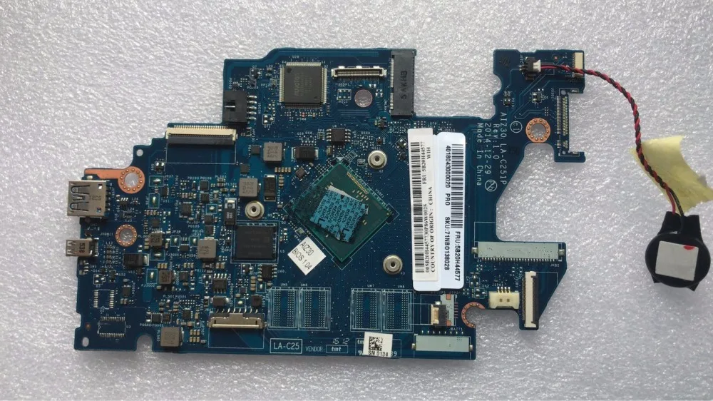 

KEFU For Lenovo S21E S21E-20 AIZ30 LA-C251P Laptop Motherboard Tablet Motherboard CPU N2840 2G SSD 32G 100% Test OK