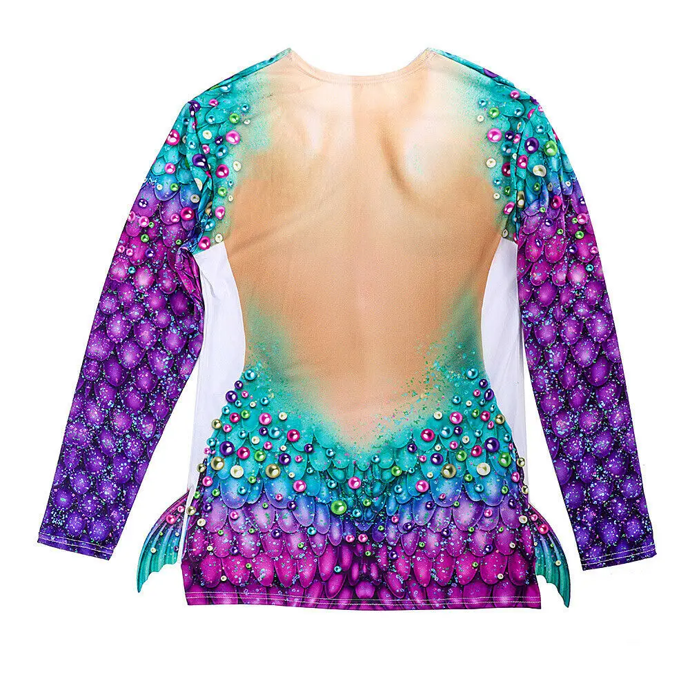 Лучшие костюмы Русалочки новинка женские косплей модные синие фиолетовые с