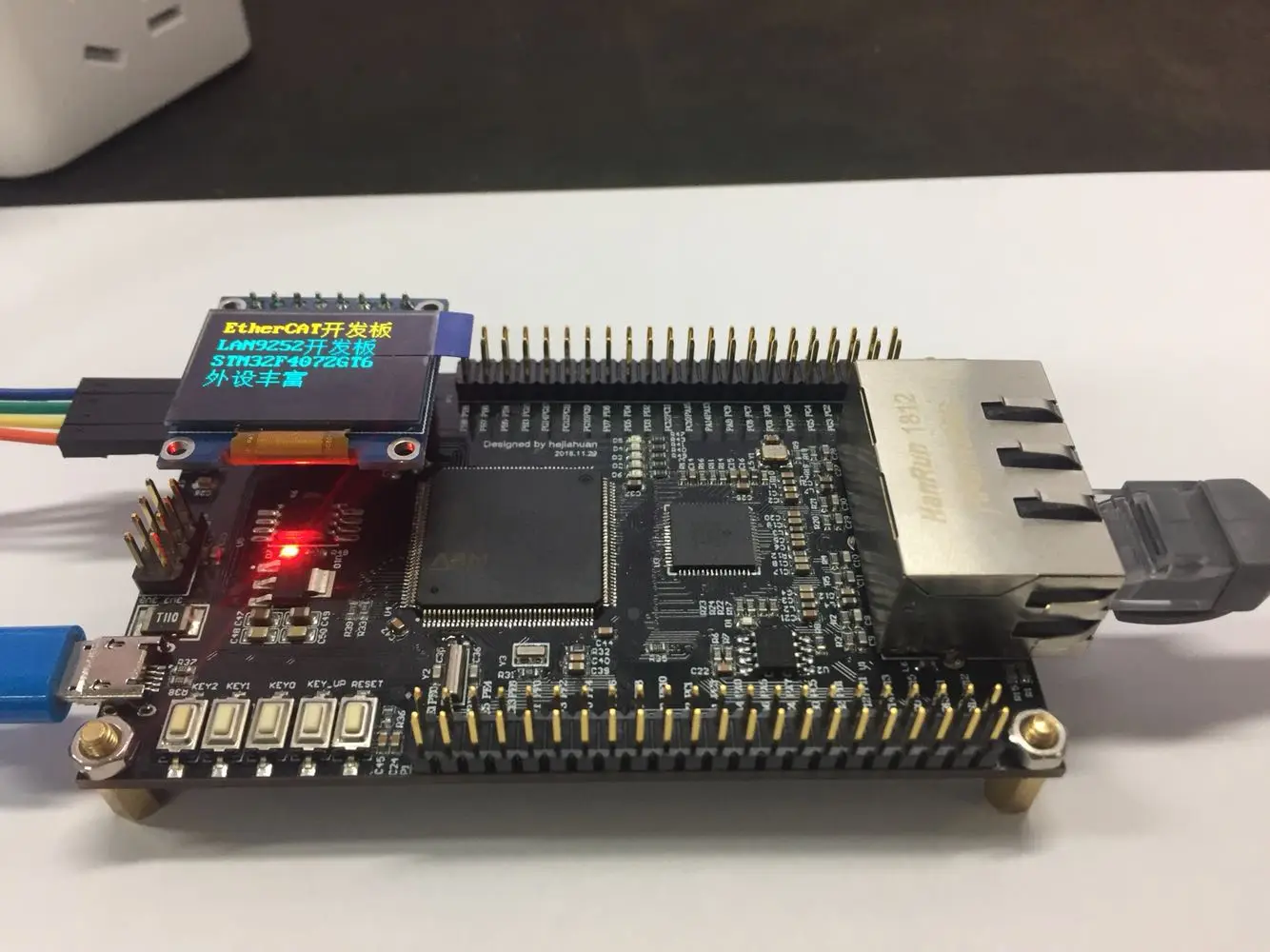 Ethernet Cat/LAN 9252/STM32F407/CANOPEN/CIA402/макетная плата/обучающая плата