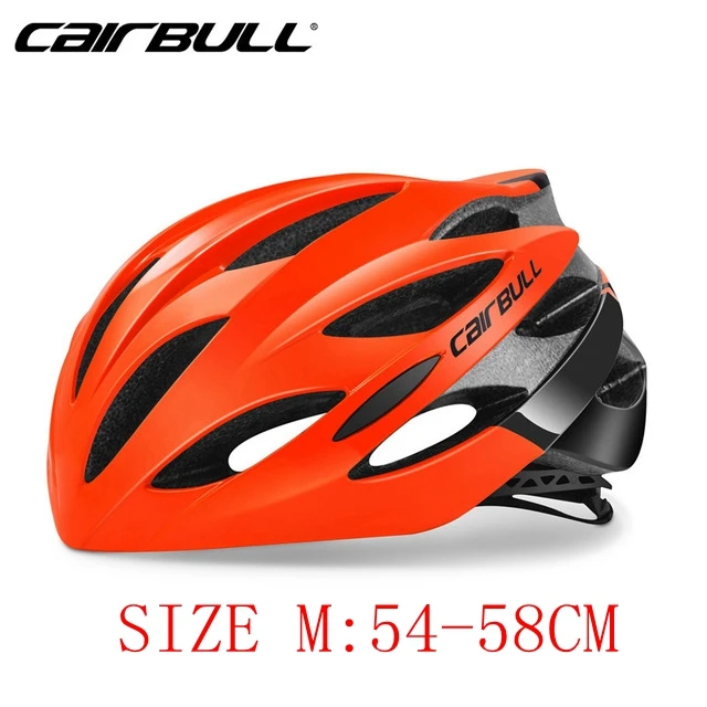 orange black size M Велосипедный шлем для горного велосипеда, дышащий шлем для езды на велосипеде, цельный шлем, велосипедный шлем для мужчин и женщин, защитный шлем - Цвет: orange black size M