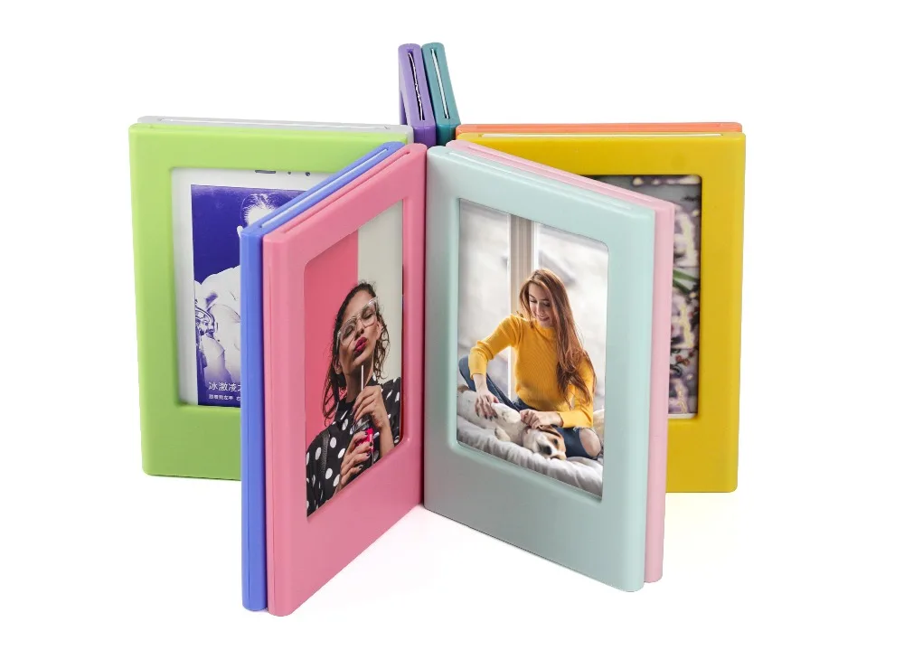 10 шт. в наборе разные цвета комбинация магнитная фоторамка для Fujifilm Instax Мини пленка мини 9 пленка мини 8 7s 70 90