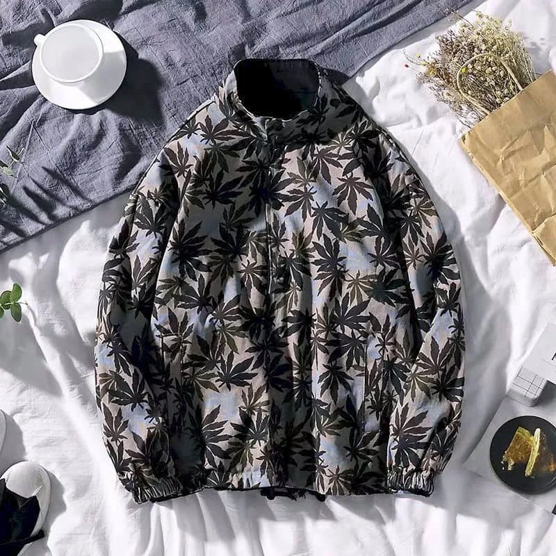 Двусторонняя одежда куртки-карго в стиле Харадзюку для мужчин и женщин