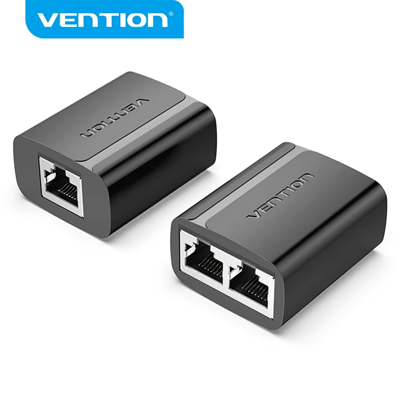 Сплиттер RJ45 Vention разветвитель 1 2 сетевой адаптер Женский Сетевой удлинитель