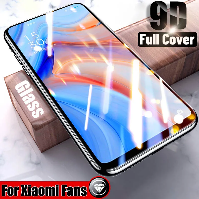 9D полное покрытие закаленное стекло для Xiaomi Mi Note 10 Pro 9 T Se Lite Защита экрана