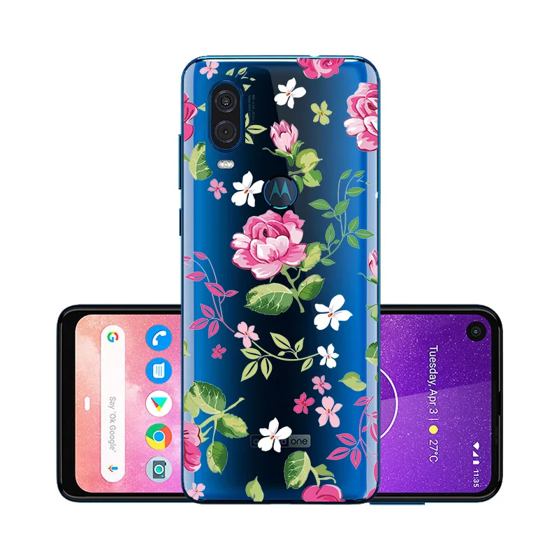 Phone Case For Motorola Moto One Power Clear Transparent Soft Tpu Back Cover Cases G5sPlus Coque Fundas | Мобильные телефоны и