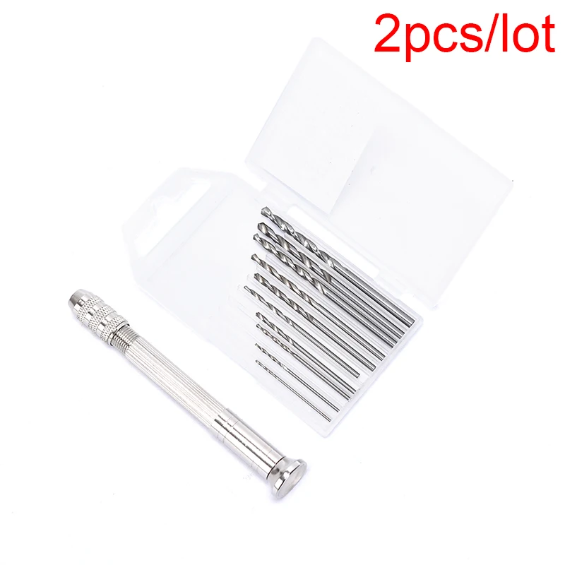 

1set Metal Hand Drill Equipments Uv Resin Mold Tools And Handmade Jewelry Tool With 0.8mm-3.0mm Drill Screw