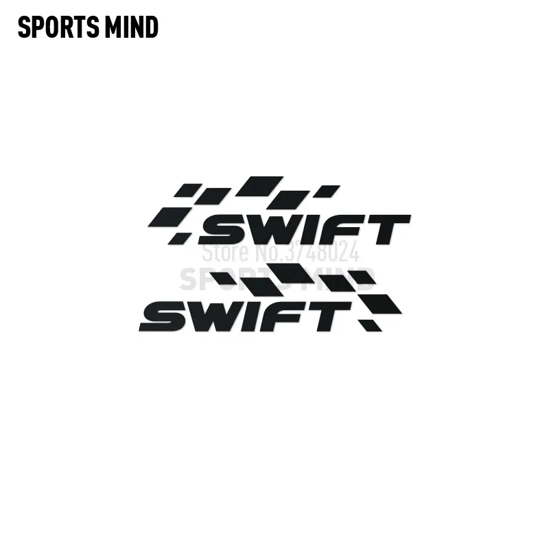 1 пара Виниловая пленка для оклеивания автомобилей Стайлинг Suzuki Swift спортивные