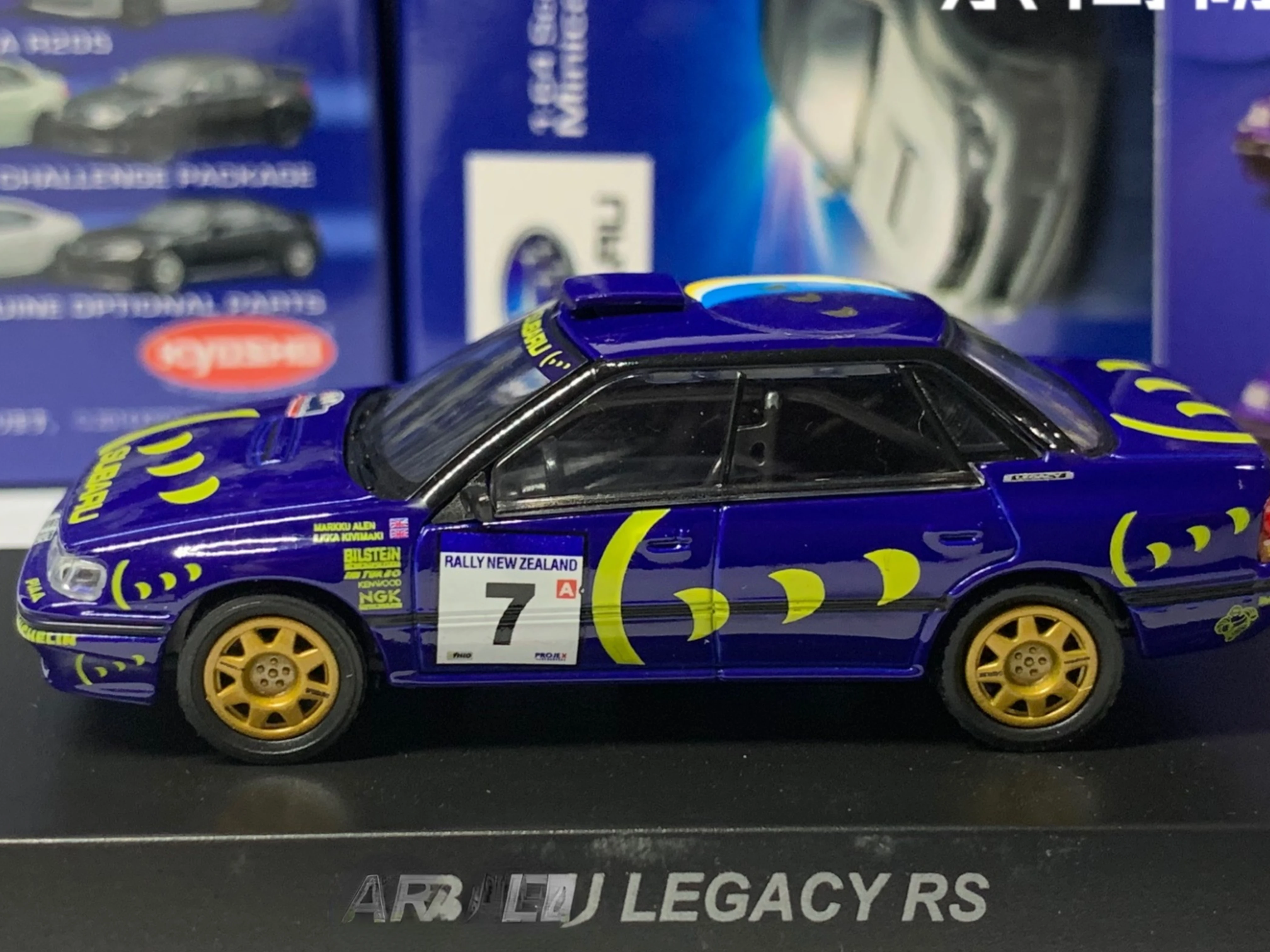 

Коллекция 1/64, модель автомобиля KYOSHO Legacy RS Rally Car #7 из литого сплава