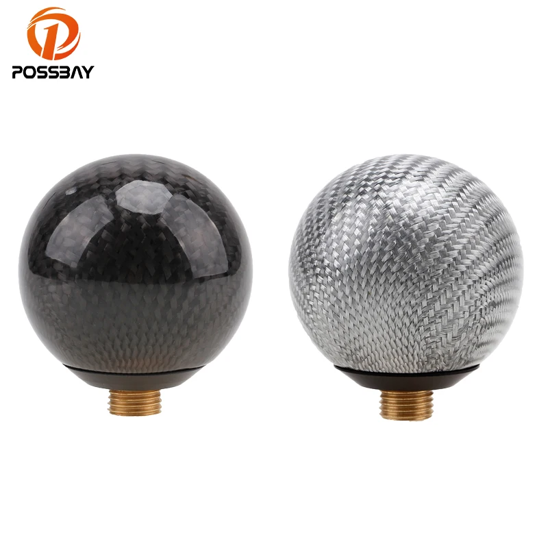 Posbay черный/серебристый углеродное волокно универсальная ручка переключения