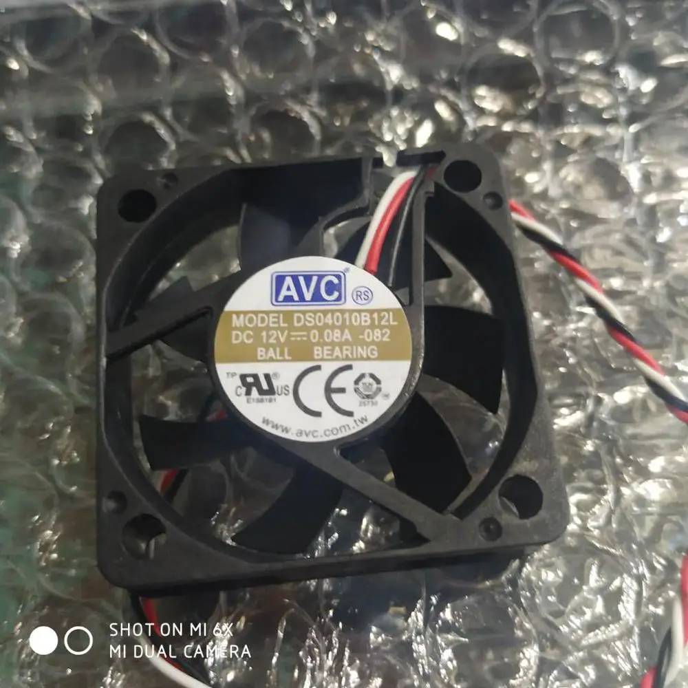 Оригинальный двойной шариковый вентилятор AVC 4010 DC 12V 0.08A DS04010B12L|fan dc|fan dc 12vdc fan 12v |