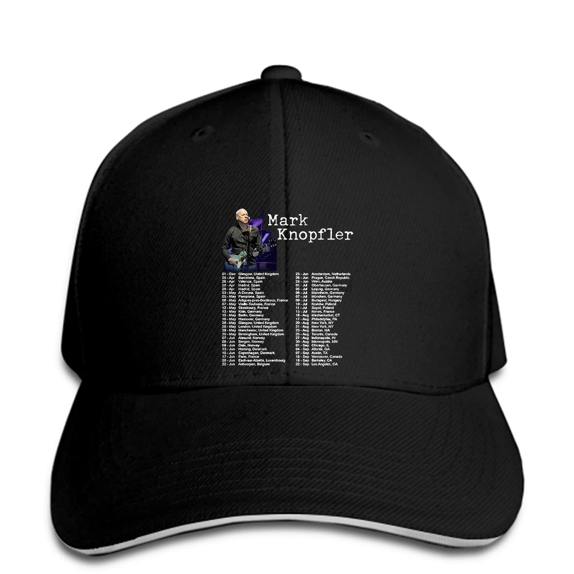 

Baseball cap New 66549-Mark Knopfler TOUR 2019 Print hat