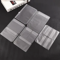 loose leaf pvc storage bag sticker ticket card organizer bag with flap a5 a6 spiral notebook diary coil ring binder filler