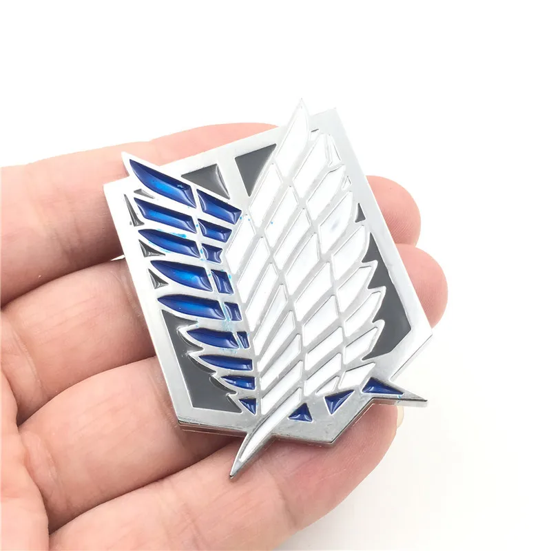 Значок атака на Титанов Аниме периферийные булавки разведчик полк Обследование