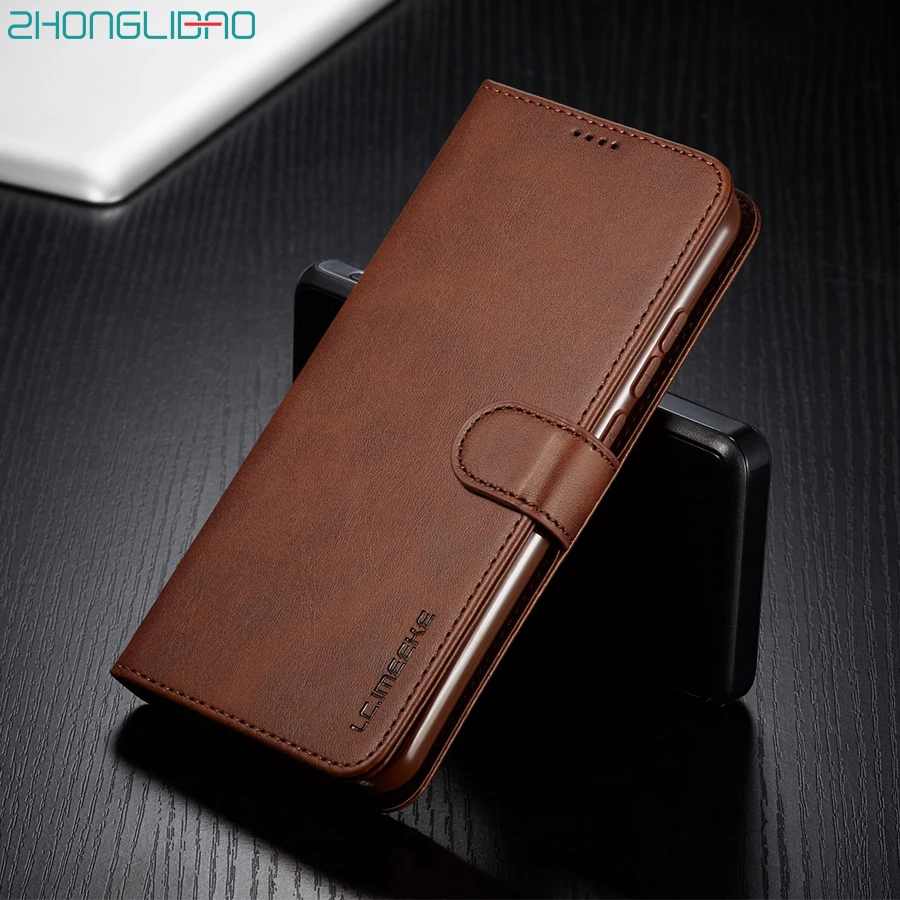 Кожаный флип чехол с магнитной застежкой в стиле ретро для Xiaomi Redmi 8 8pro роскошный