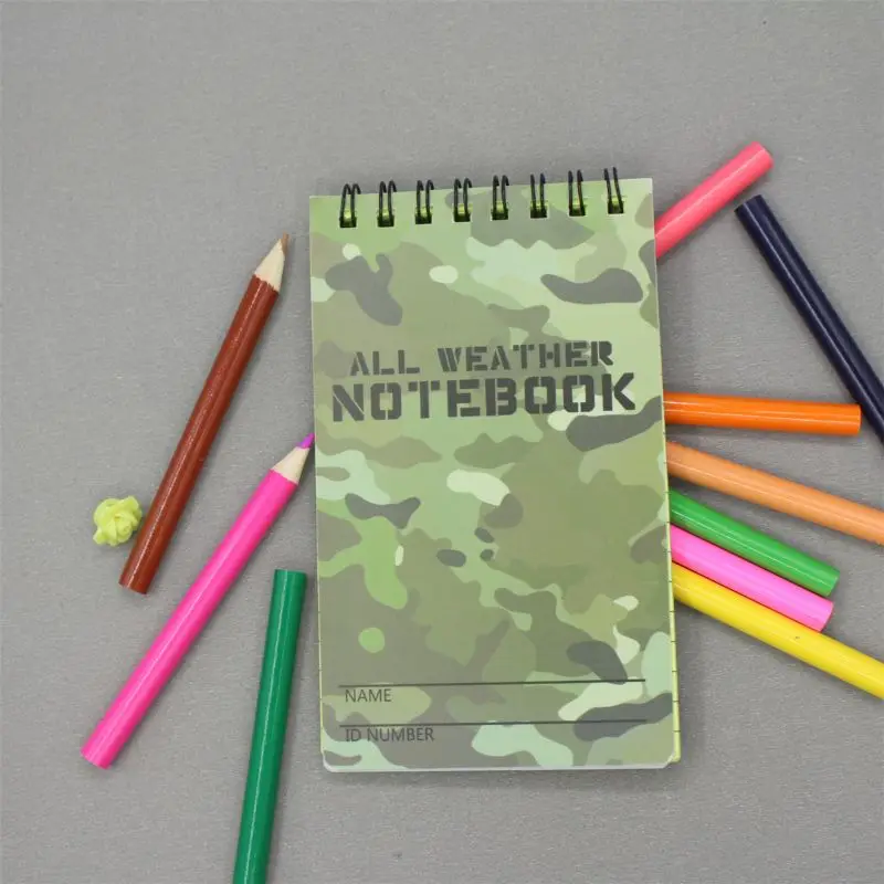 

New Waterproof NotePad Foreign Language Learning Coil Book Vocabulary Portable 32CB