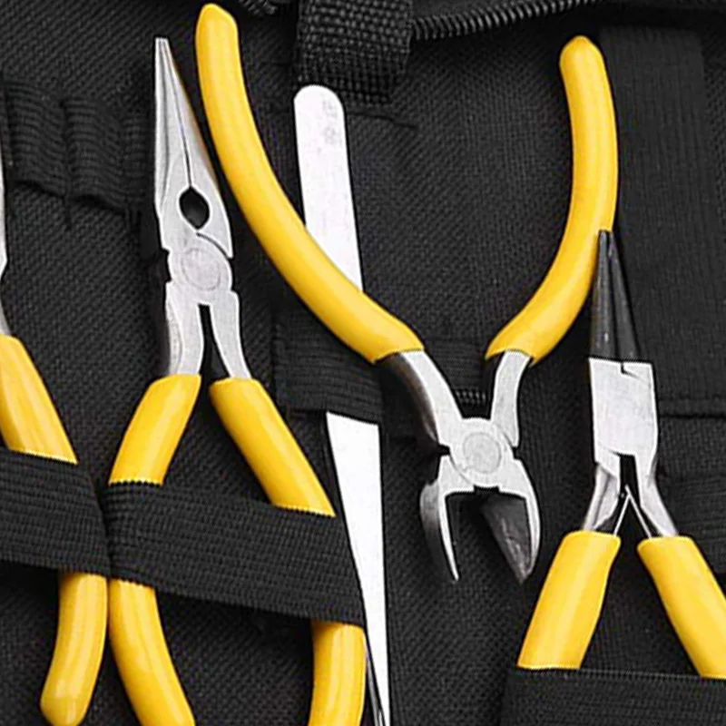 

6Pcs Jewelers Pliers Set, Professional Jewelry Pliers Tools Kit Round Bent Nose Beading Making DIY Jewellery