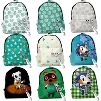 animal crossing school bags backpack women canvas bag leaf tom nook bag girls travel bag mochila feminina notebook bags boys