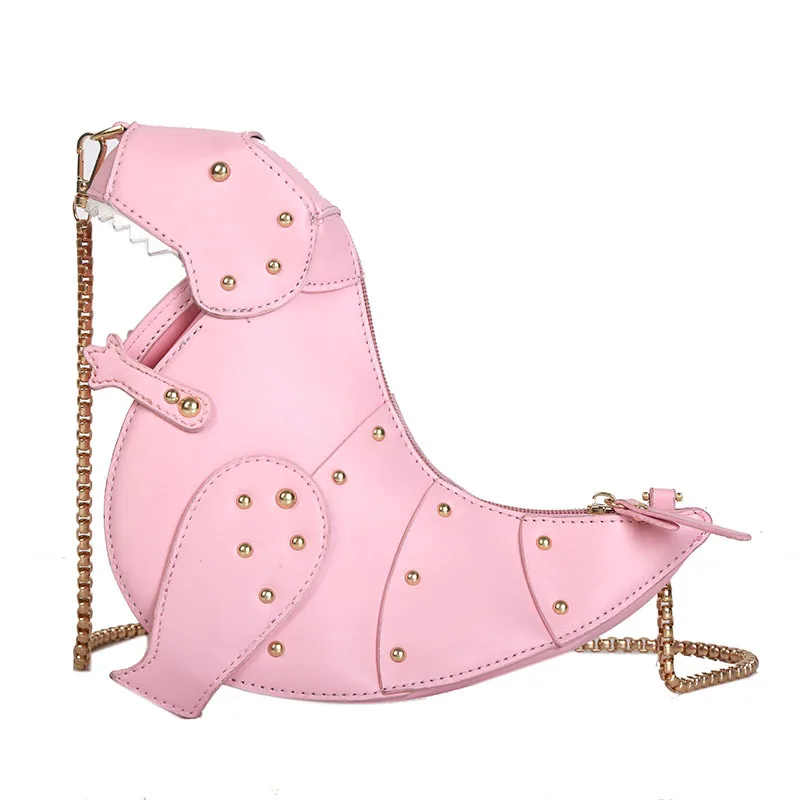 

Qyahlybz band creative funny cute diagonal personality rivet cute cartoon animal women's crossbody bags purses and handbags