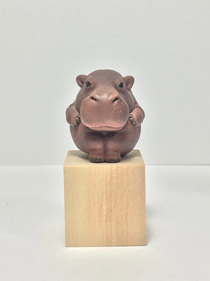 Wong Work Unpainted Resin Cute Little Hippo Unassembled Garage Kits GK Model Kit Figure wf2018S | Action Figures