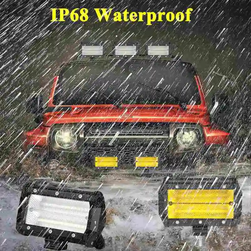 VISORAK 5 &quotсветодиодный льная светодиодная противотуманная фара 12 В 24 для