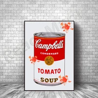 tomato soup andy warhol art prints campbell soup pop art prints 1980s art contemporary art home decor art posters