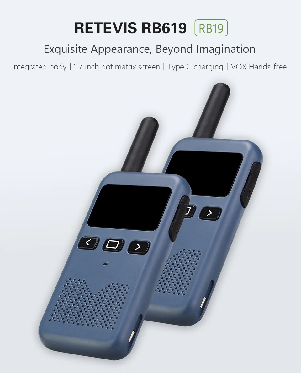 Рация Retevis RB619 PMR 6 шт. радио RB19 FRS + 1 зарядное устройство наушников рация для отеля