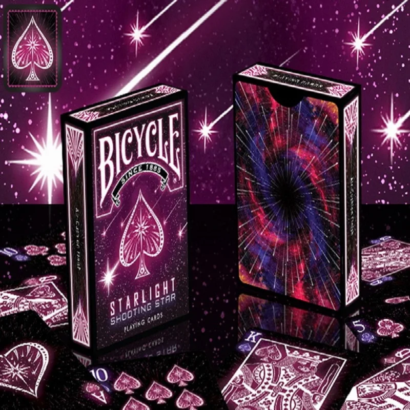 1 Палуба велосипед Starlight серии колода игральные карты волшебные карты покер крупным планом сценические фокусы для профессионального волшебника