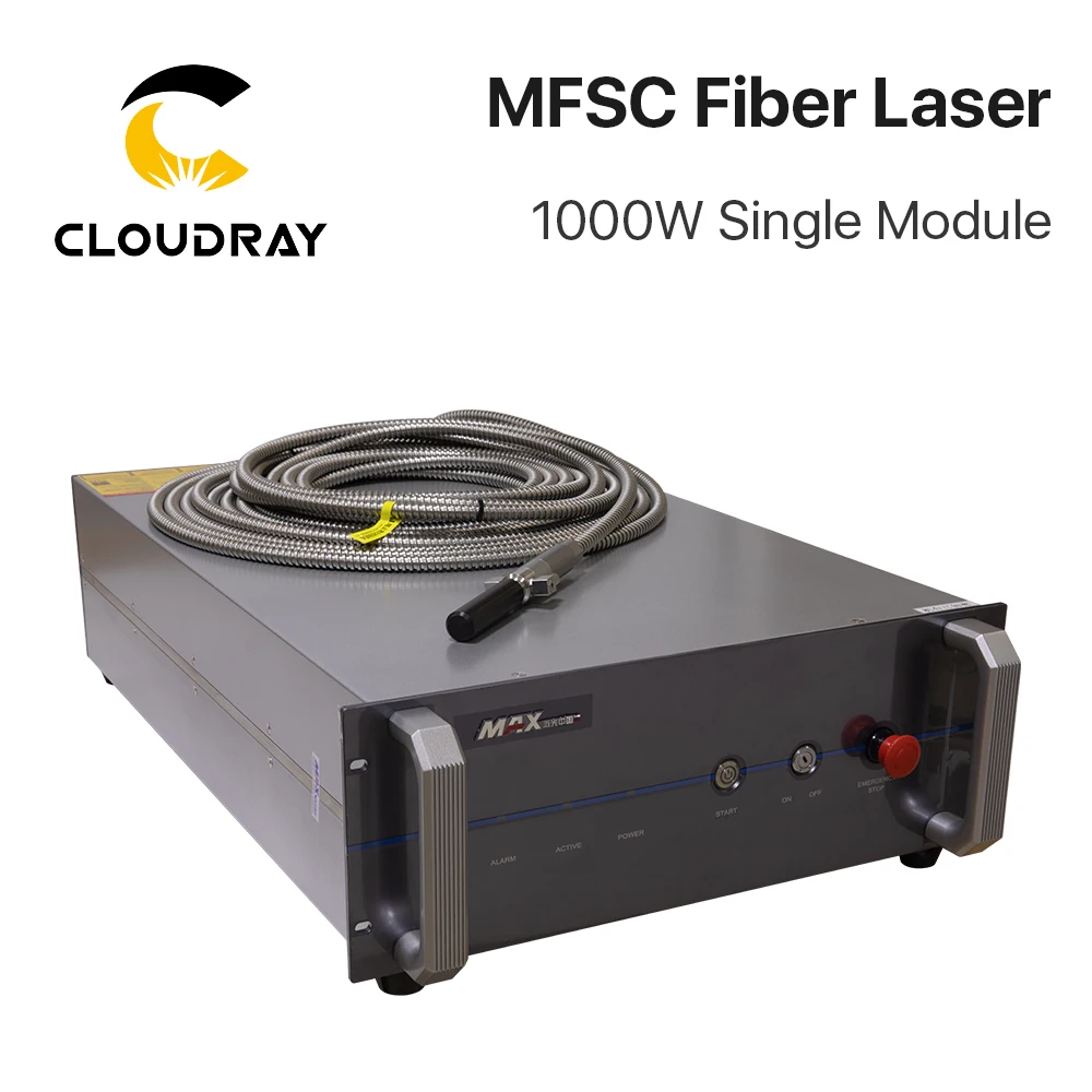 Волоконные лазеры Cloudray MAX 1000 Вт с одним модулем MFSC серии CW/ Pulse 1064 нм для волоконной
