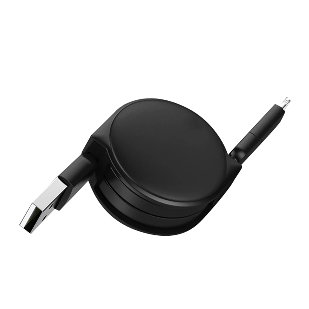 Выдвижной 1 м 2 в 1 USB кабель Быстрая зарядка Замена для iPhone samsung USB ЗУ для мобильного телефона Кабели