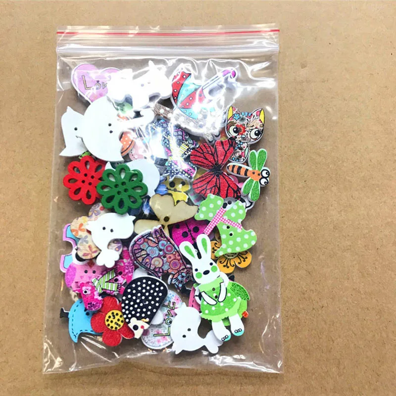 Высокое качество 50 шт. DIY Популярные Скрапбукинг кнопки милый мультфильм Швейные