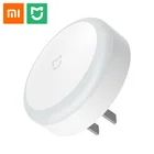 Xiaomi Mijia плагин ночник сенсорный датчик света теплый светодиодный ночник домашняя детская комната Коридор Спальня проход AC 220V 0,4 W
