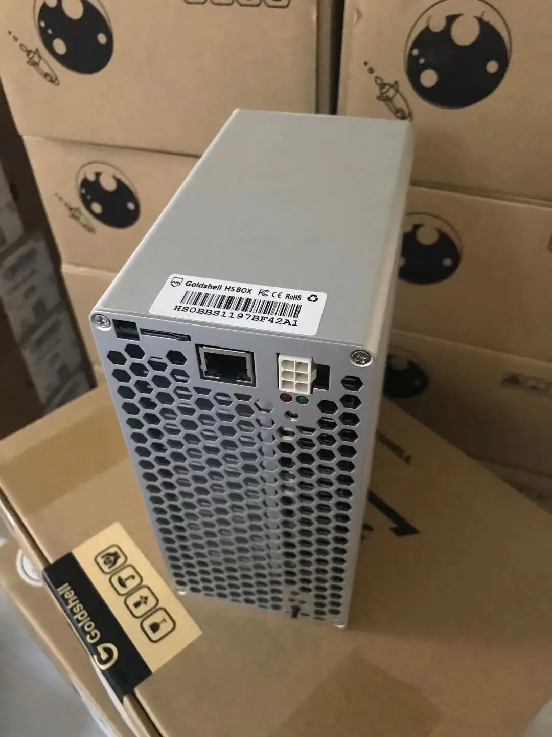 ASIC miner Goldshell HS-BOX 235GH/s Blake2B + SHA3 HandShake HNS лучше чем HS1 SH3 SH5 Mini-DOGE KD-BOX LT5 S19 | Компьютеры и